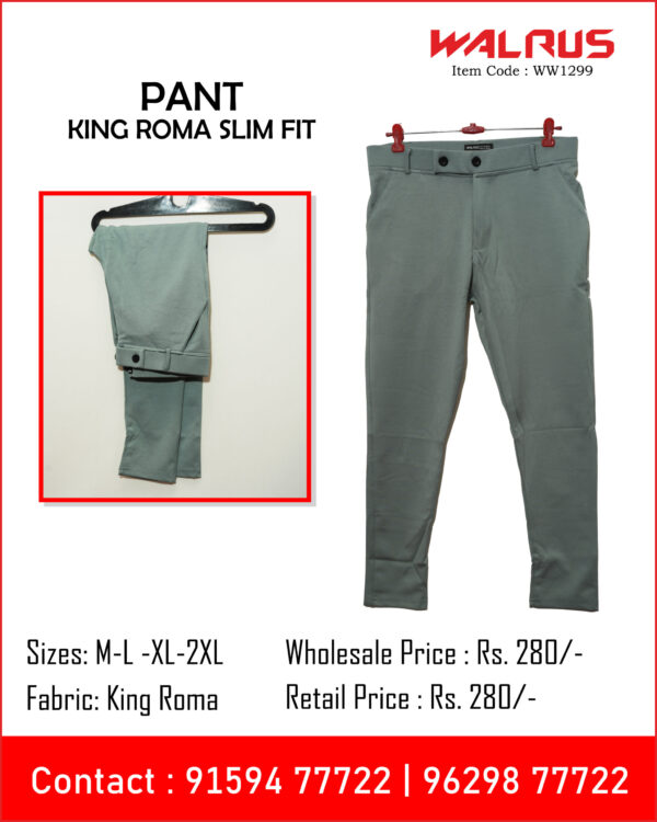 King Roma Slim Fit Pant