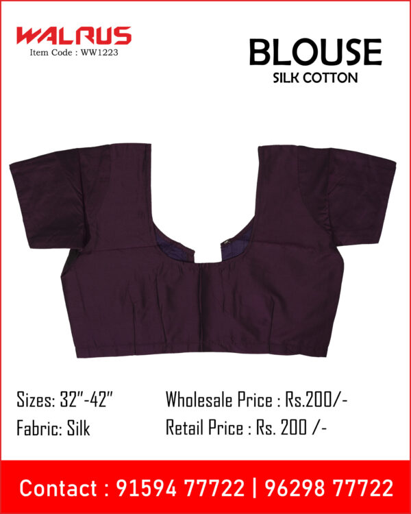Silk Cotton Blouse