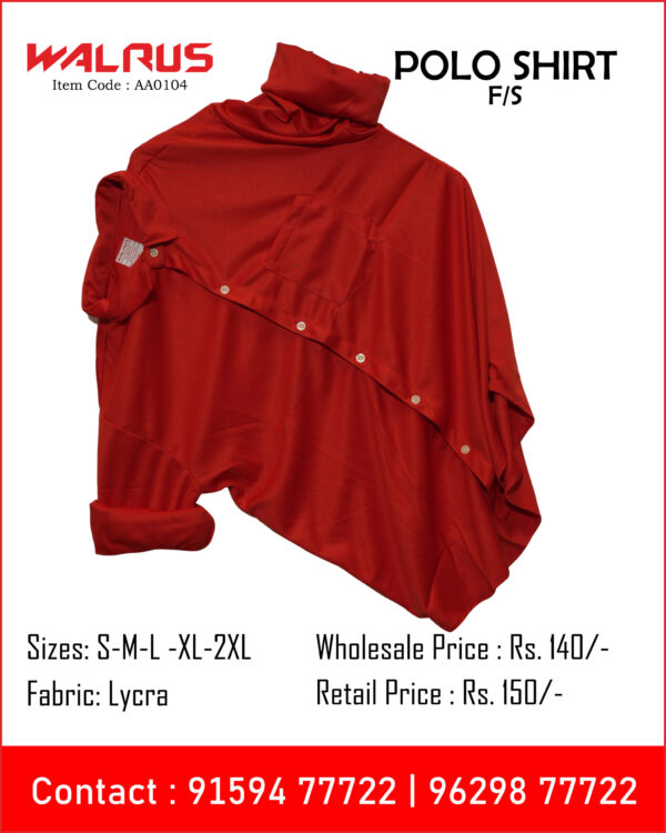 Polo Plain Shirt Full Sleeve