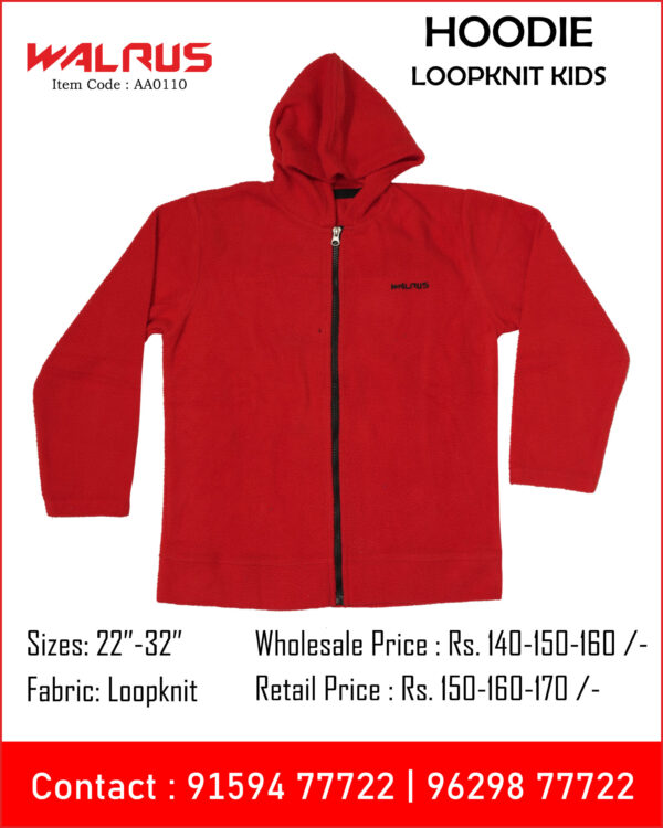 Kids Loop Knit Hoodie