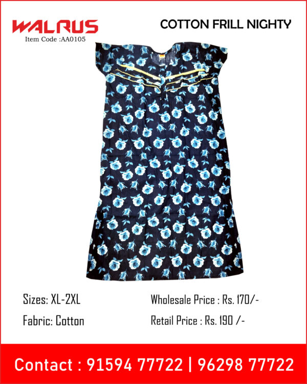 Cotton Frill Nighty
