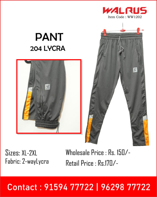 204 Lycra Track Pant