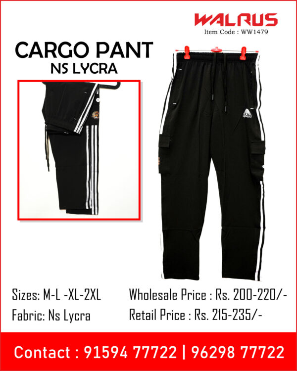 N.S Lycra Cargo Pant