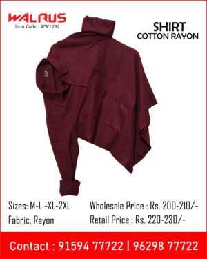 Rayon Cotton Shirt