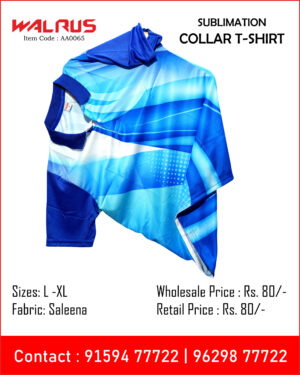 Sublimation Collar T Shirt