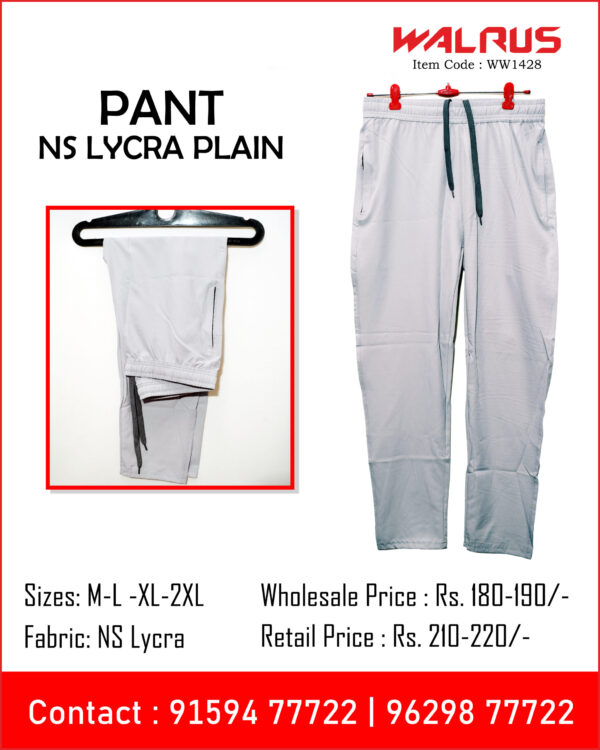 NS Lycra Plain Pant